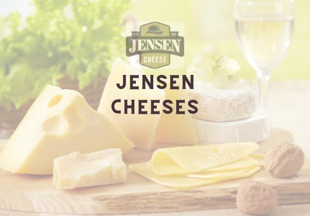 Jensen cheddar on a cheeseboard