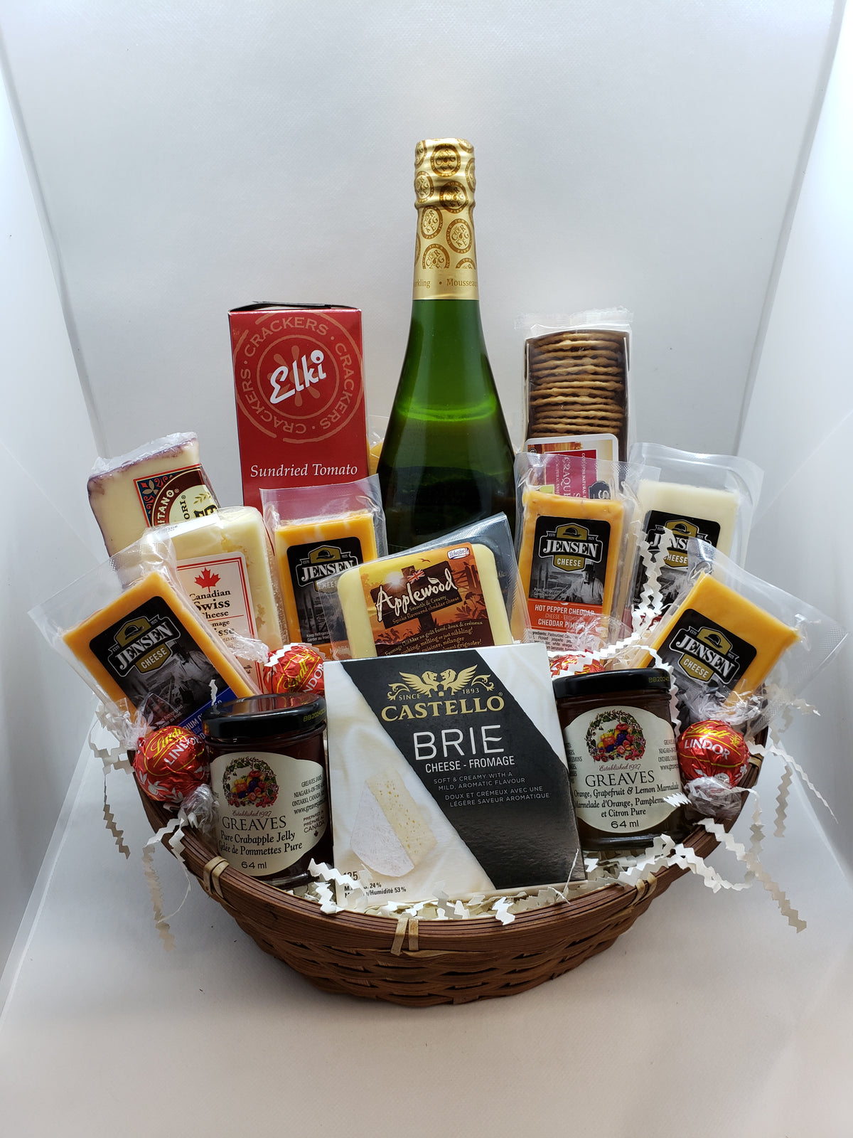 Extra Large Gift Basket Jensen Cheese