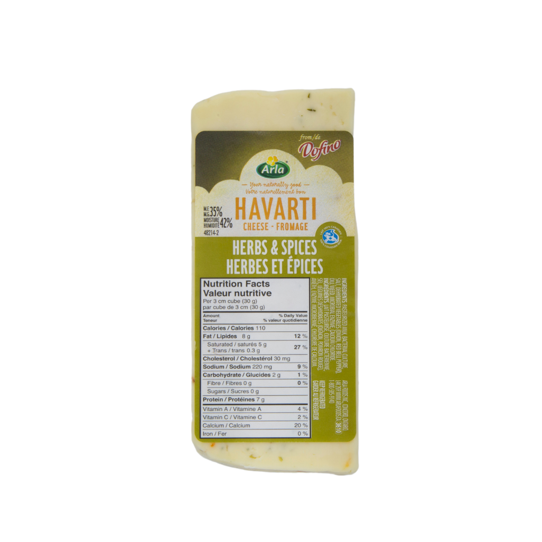 Arla Dofino Herbs and Spices Havarti Jensen Cheese