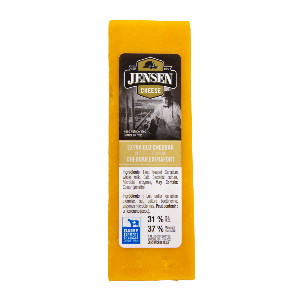 cheeseページ Jensen Extra Old Cheddar– Jensen Cheese